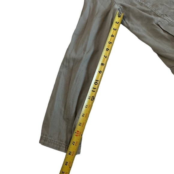 Caslon 100% Cotton Snap Button Ruffle Front Collared Blazer Jacket Size Small - Picture 14 of 17